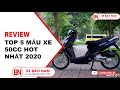 Top 5 mu xe 50cc phn khi ang c bn chy nht 2020  nioshimahyosungkymcosymhondayamaha