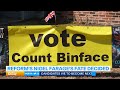 Reform UK's Nigel Farage faces of with Count Binface in by-election | 9 News Australia