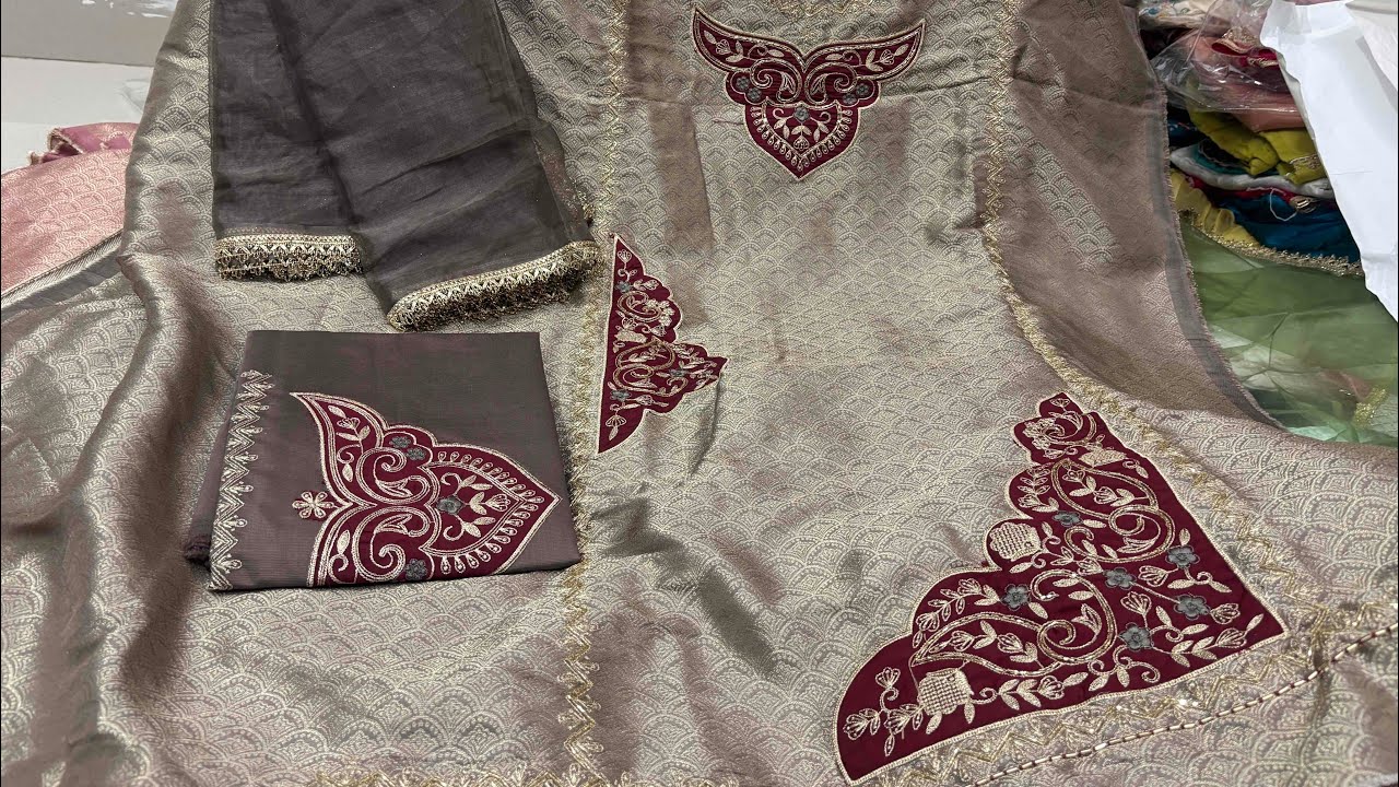 लो बहनों Brocade पे बी तैयार किया Instagram का ट्रेडिंग डिजाइन👉8607106018