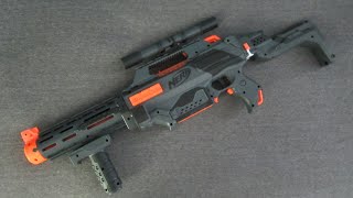 [MOD] Minimized Nerf Rapidstrike w/ Barrel and Stock Attachment