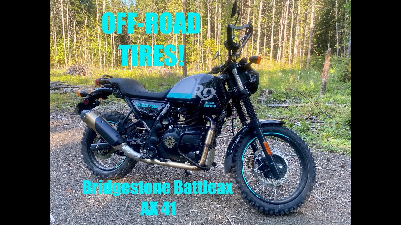 Royal Enfield Himalayan Scram 411 gets NEW TIRES! Bridgestone BattleAX