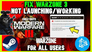 Fix Crashing Call of Duty Warzone MW3 | How to FIX Warzone MW3 Crashing on PC (Steam/Battle.net)