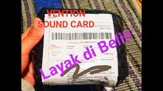 Unboxing VENTION sound card s13