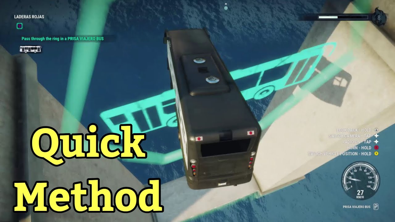 Prisa Viajero Bus Solis Pro Tour Stunt (Laderas Rojas) in Just Cause 4