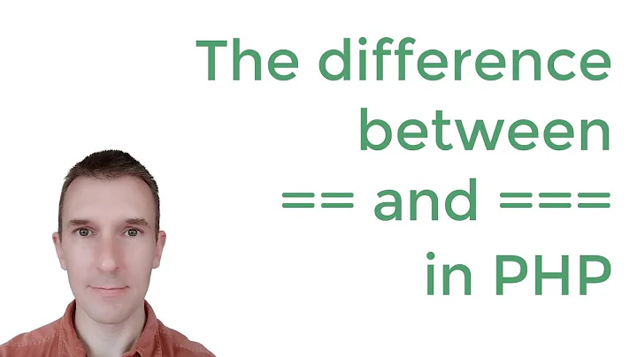 Using equality operators in PHP: the difference between == and ===