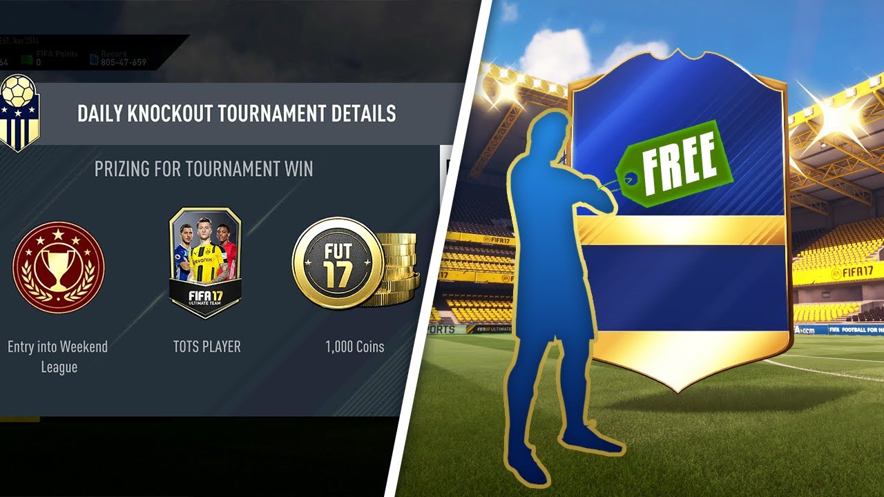 HOW TO GET A FREE TOTS CARD! *WALKOUT* - FIFA 17 