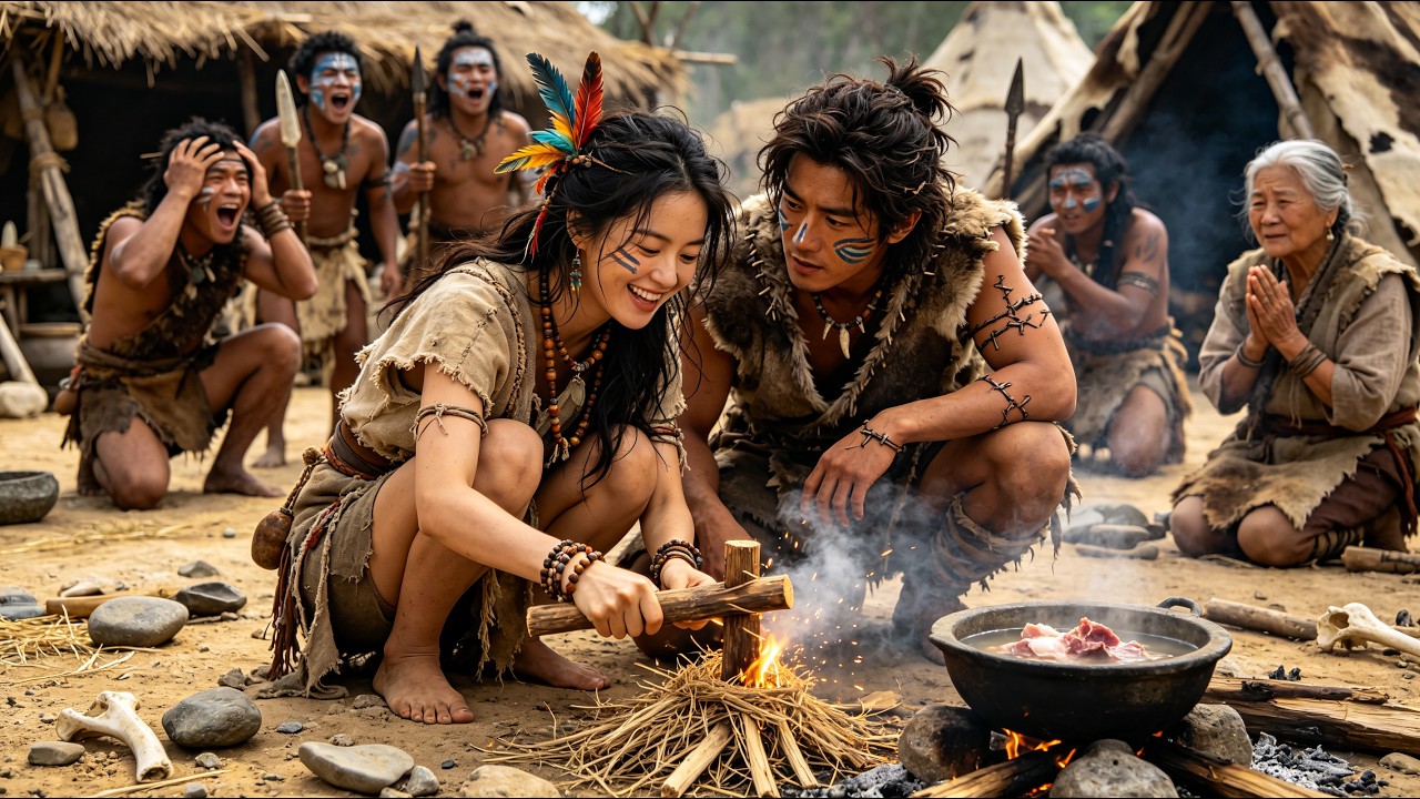 A woman transmigrates back into primitive society, teaching the wild people to farm and hunt, from barefoot barbarians to tribal queens, leading the wild tribe to unlock wisdom and build civilization!