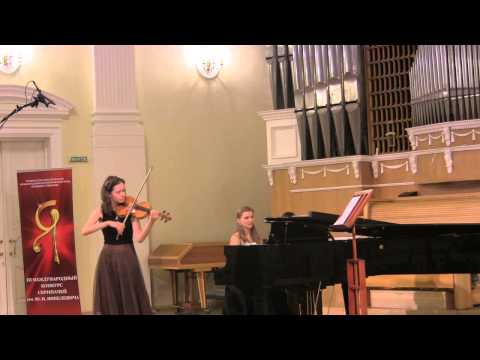 Rubtsov, Introduction&Scherzo. Maryana Osipova (violin), Varvara Tarasova (piano)