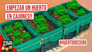 COMO HACER UN HUERTO URBANO | COMENCEMOS EN MARZO: INVIERNO O VERANO!   #HUERTODECERO EP. 1