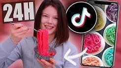 JE MANGE QUE DES RECETTES TIKTOK PENDANT 24H - Claire