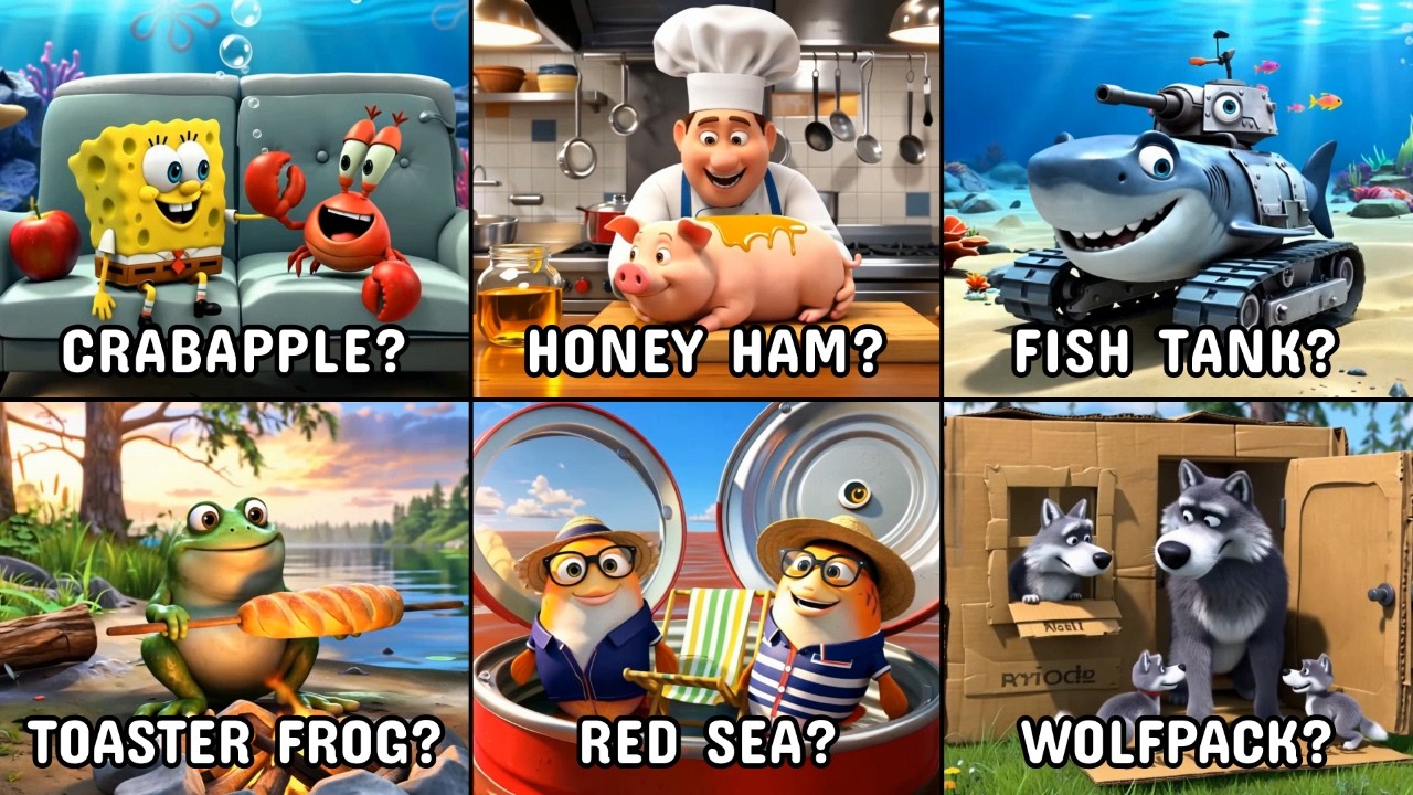 Забавные составные слова – НОВЫЙ АКВАРИУМ! | Буквальное значение против реальности [Часть 60]