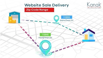 Website Sale Delivery Zip Code Range in Odoo | Odoo App | Kanak Infosystems LLP.