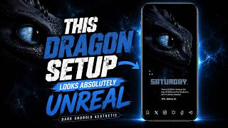 This Dragon Setup Looks Absolutely Unreal | Dark Android Aesthetic screenshot 1