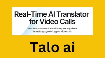 I Found The BEST Real Time AI Translator For Video Calls | Talo Ai