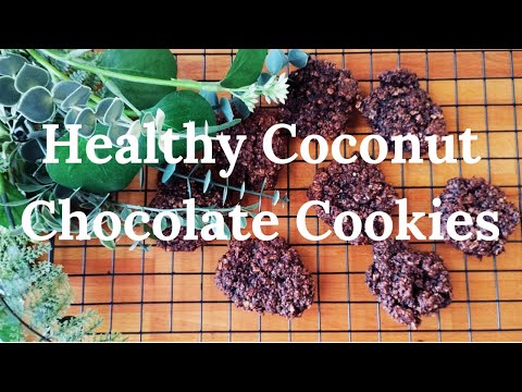 Irresistible Coconut Chocolate Cookies in Minutes #healthyrecipes