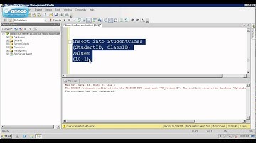 Creating a table and adding Foreign Keys