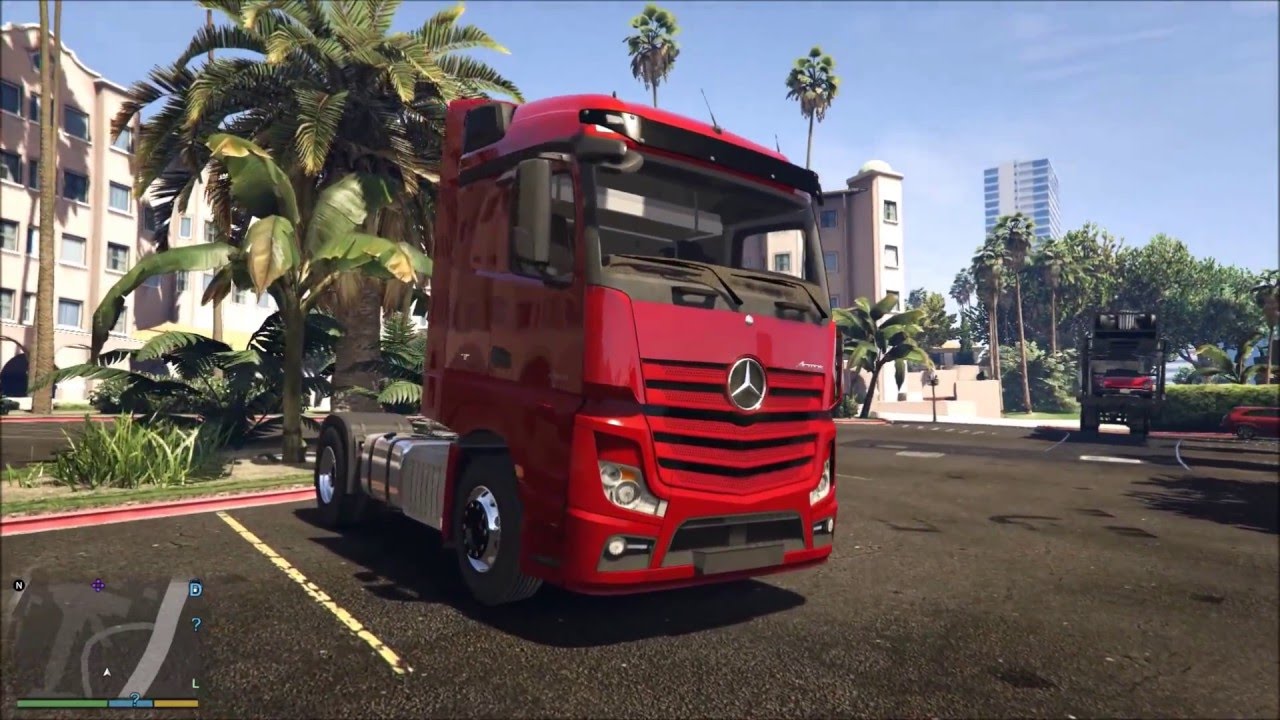 Euro Truck Simulator GTA 5 Mercedes Truck Mod YouTube