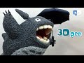 [3D펜] 하늘을 날으는 토토로 피규어 만들기 / [3D pen] Making Totoro