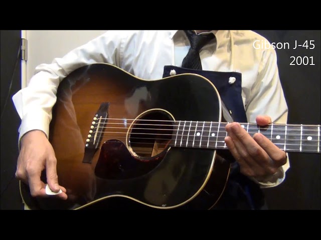 オットリーヤちゃんねる】Gibson J-45 （2001年製） - YouTube