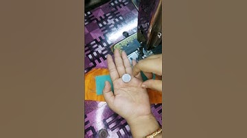 How to make a fabric button/coin se banaye beautiful button #newvideo#short #trending#viral#button