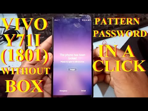 VIVO Y71I (1801)PATTERN,PASSWORD UNLOCK IN ONE CLICK WITHOUT ANY BOX