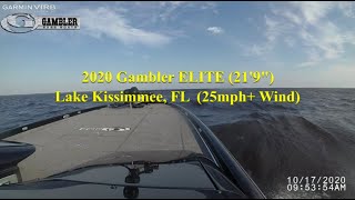 New 2020 Gambler ELITE Bass Boat in Rough Water