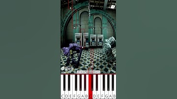 Nightmare CatNap Vs CatNap (@EddiePlaytimeShorts) Poppy Playtime 3 Animation - Octave Piano Tutorial