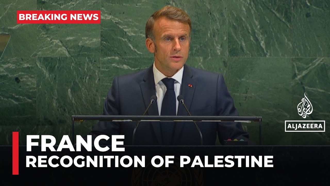 فرنسا تعترف بدولة فلسطين: إيمانويل ماكرون