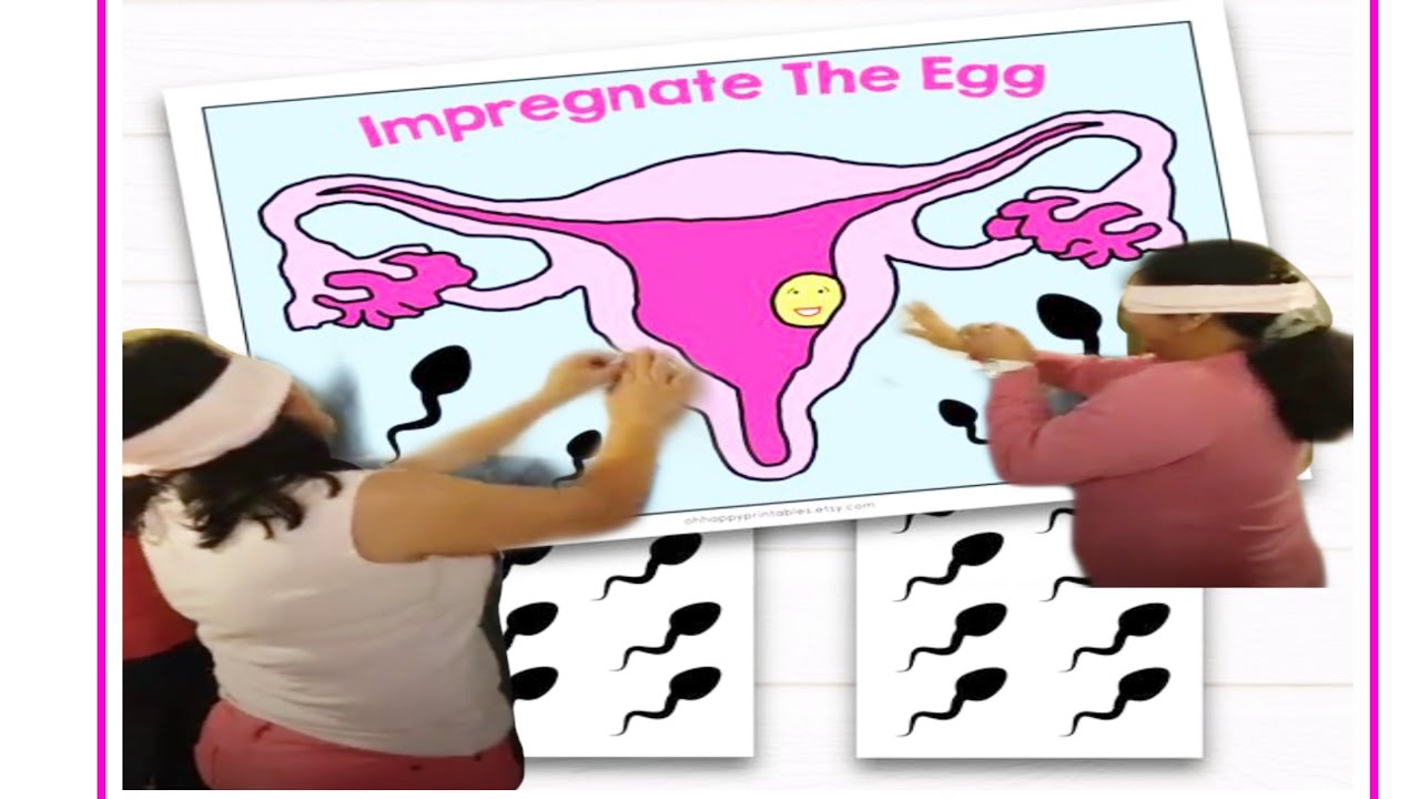 Baby Shower Funny Game -Pin The SPERM on the Egg Game - YouTube Baby Shower Funny Game -Pin The SPERM on the Egg Game - YouTube