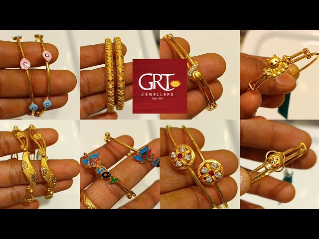 GRT Light Weight Bangles from 8 Grams || Dailywear Bangles || Trendy Single  Bangles - YouTube