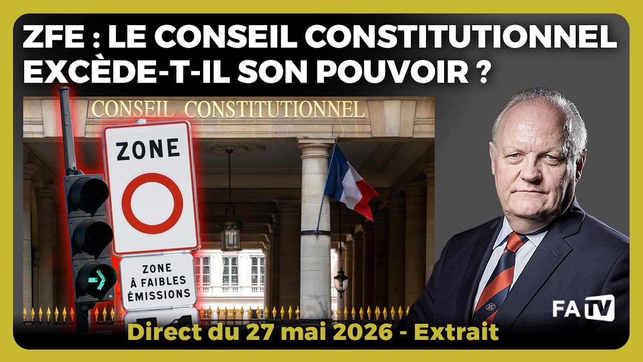 ZFE: Is the Constitutional Council exceeding its power? - YouTube
