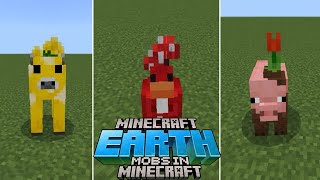 Minecraft Earth mobs in Minecraft!