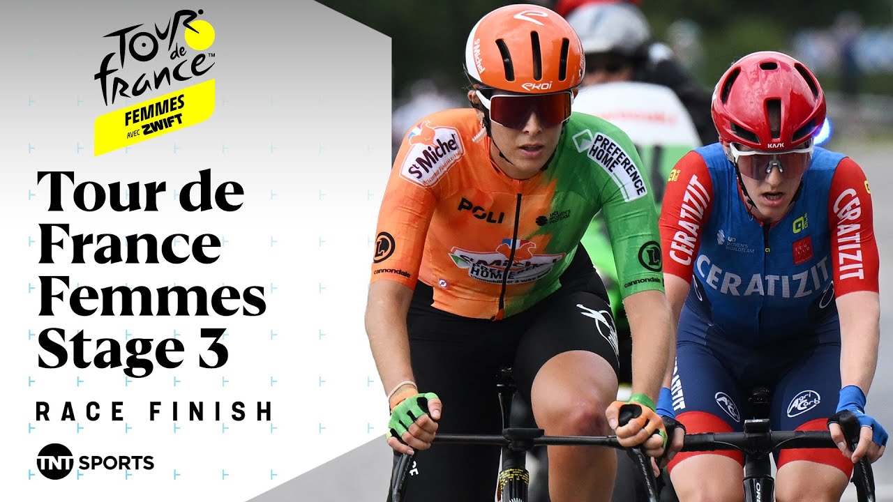 GREAT SPRINT! 😳 | Tour de France Femmes Stage 3 Final KM's | TNT Sports Cycling