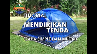 Tenda camping Ultralight - Tenda Dome Kap 4-5 Orang Single Layer
