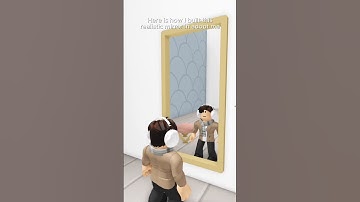 Adopt Me Build Hack! Realistic Mirror! #adoptme #roblox