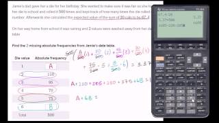 Getting data from expected value | Probability and Statistics | Khan Academy
