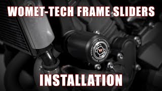 How to install Womet-Tech Frame Sliders on a 2016+ Yamaha XSR900 by TST Industries