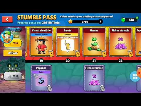 NOVO PASSE,SKINS,EMOTES E MUITO MAIS NA NOVA ATUALIZAÇÃO DO STUMBLE GUYS COM O HE-MAN😱😱😱😱😱