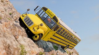 Cars vs Cliff Roads #44 - BeamNG DRIVE | SmashChan