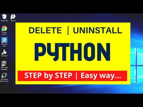 How to uninstall and delete Python on Windows 10?