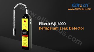 Elitech PT-500&PT-800 Wireless Refrigeration Digital Manifold Gauge Set & WJL-6000S Freon Leak Detector Halogen Leak Detector 