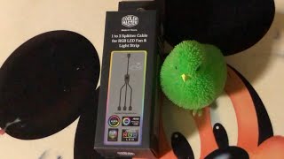 【RGBファン3分岐ケーブル】CoolerMaster CM RGB Trident RGB ファン 3分岐ケーブル 1 to 3開封&Youtube登録チャンネル動画視聴してみた！！実況＃3983