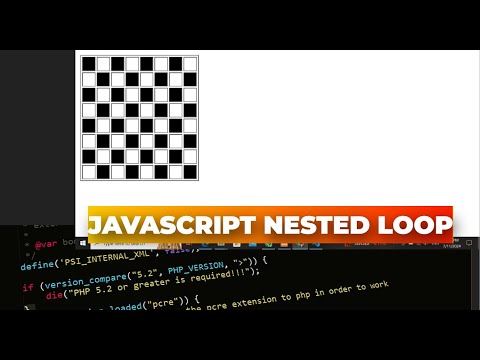 JAVASCRIPT NESTED LOOP CHESSBOX 8 8 TUTORIALS BEGINEER TO ADVANCE PART -12 IN HINDI
