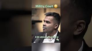 ex-major on Court marshal 😳#military #army #capf #police