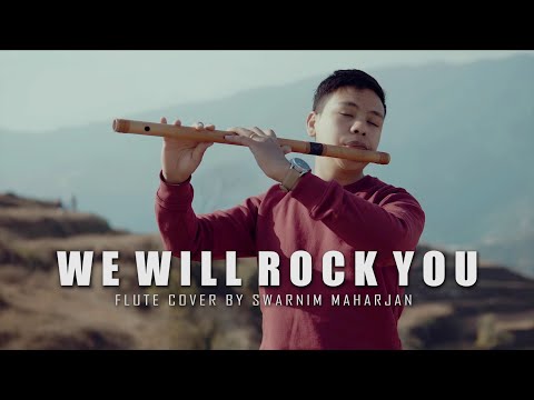 Queen - We Will Rock You | Flute Cover by Swarnim Maharjan Ft. Devid Maharjan & Nimesh Kapali