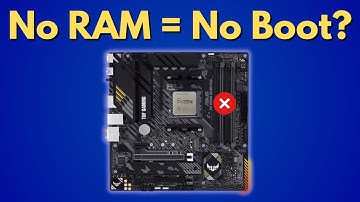 Can You Boot Your PC And Enter BIOS *Without* Any RAM?