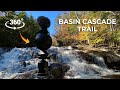 Basin Cascade Trail in White Mountain National Forest | 360 VR | New Hampshire, USA