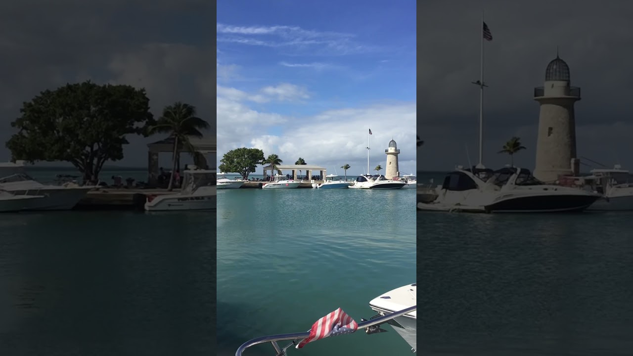 Boat camping at Boca Chita Lighthouse in Biscayne National Park - Florida