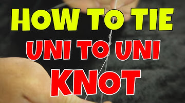 How To Tie a Double Uni Knot Braid to Fluorocarbon Seaguar