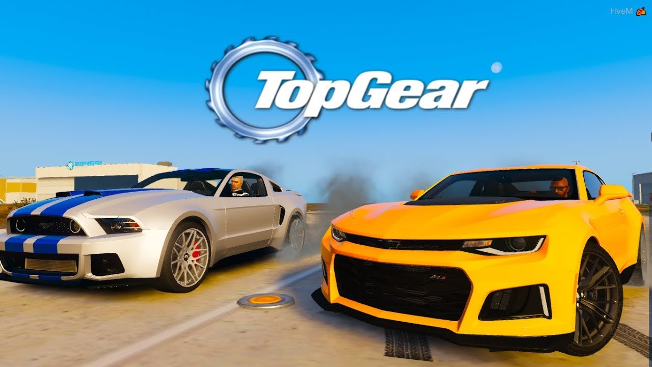 GTA V TOP GEAR CAMARO ZL1 VS MUSTANG GT , DISPUTA DE GERAÇÕES!!!! EP07 YouTube